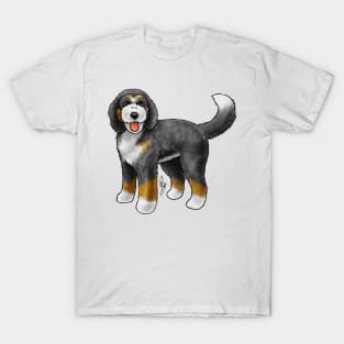 Dog - Bernadoodle - Tricolor Black and Tan T-Shirt